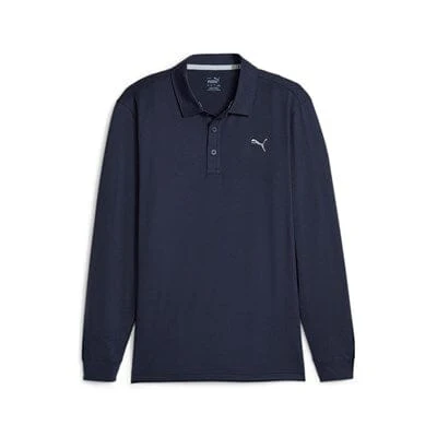 PUMA POLO MANCHE LONGUE NAVY