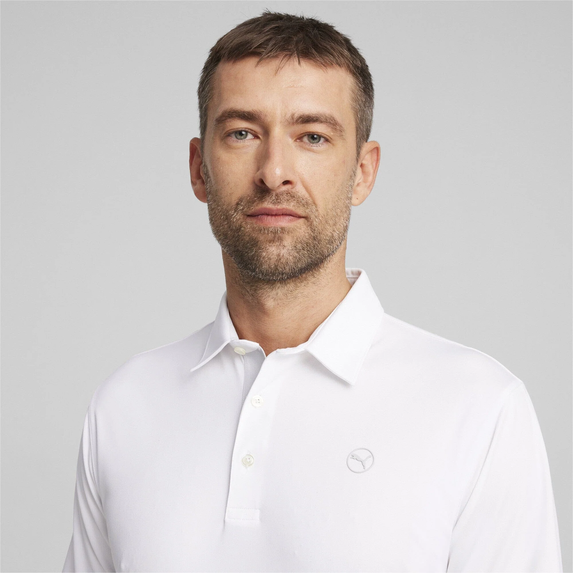 PUMA POLO Pure Solid Blanc - Image 5