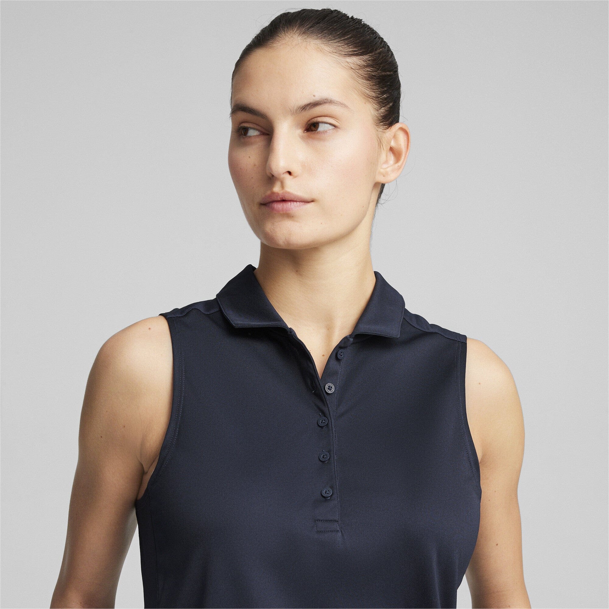 PUMA POLO Pure Solid SL Navy - Image 4