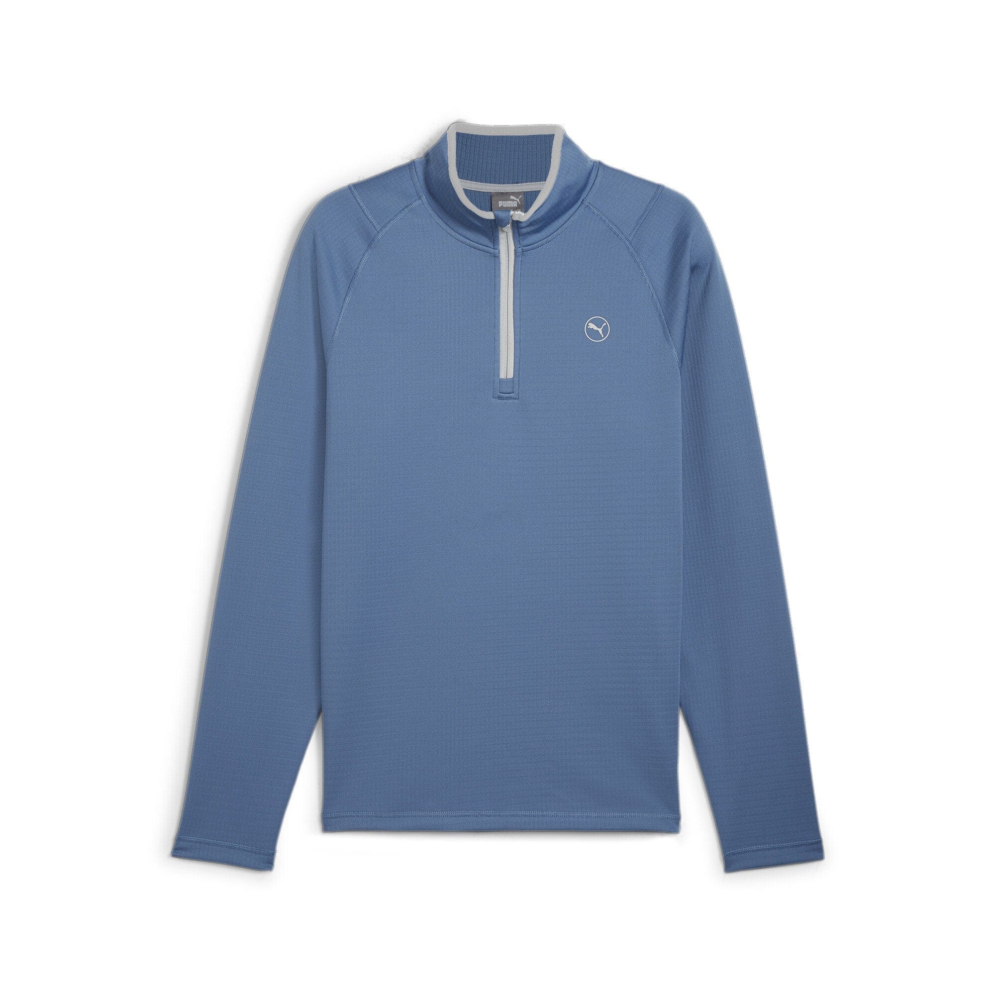 Puma Pull de golf 1/4 zip Waffle Fleece Blue Horizon
