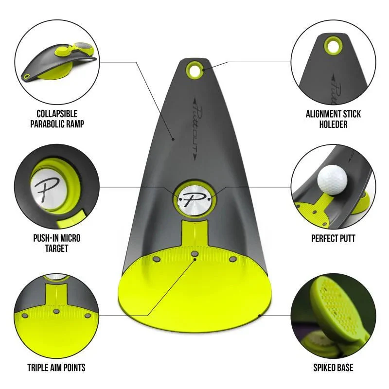 Puttout Pressure Putt Trainer Lime - Image 5