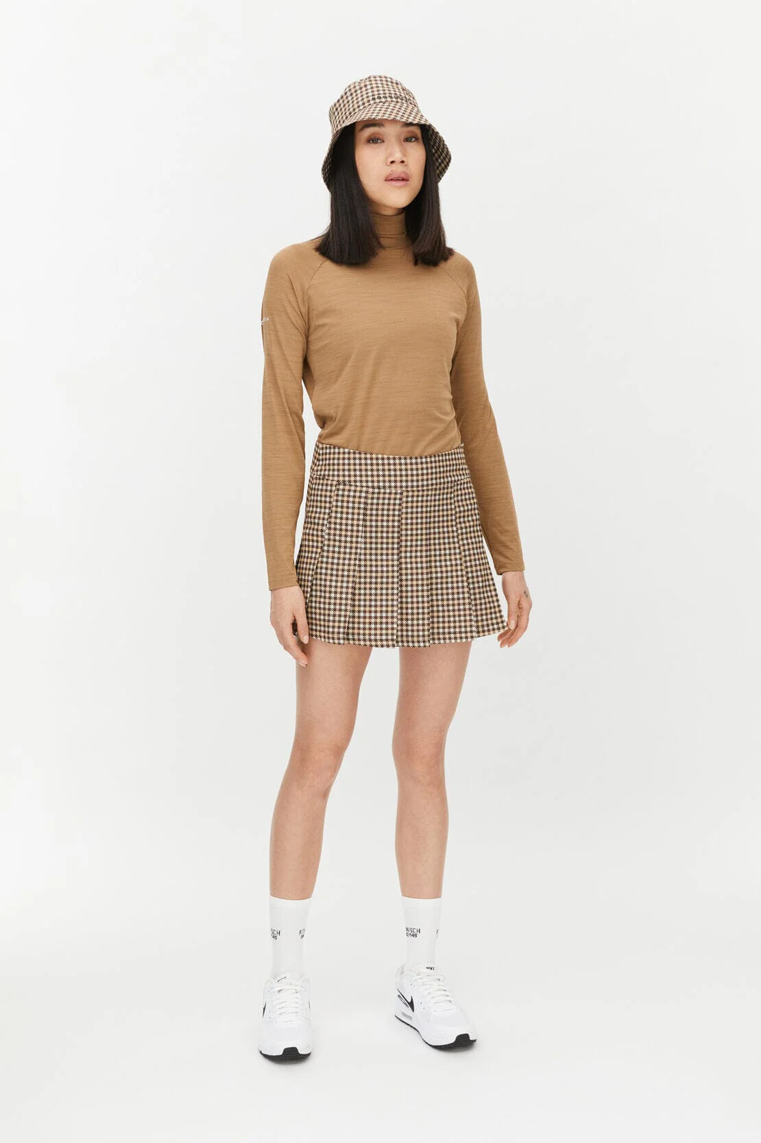 Rohnisch Jupe Mid Pleat Brown - Image 4