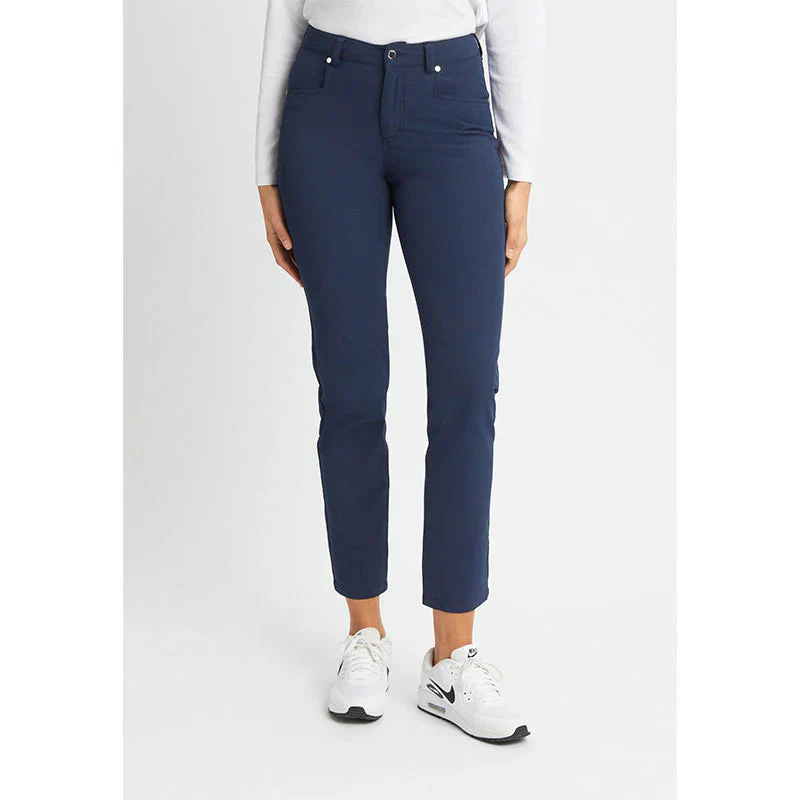 Röhnisch Pantalon Chaud Chie Brossé Navy - Image 3