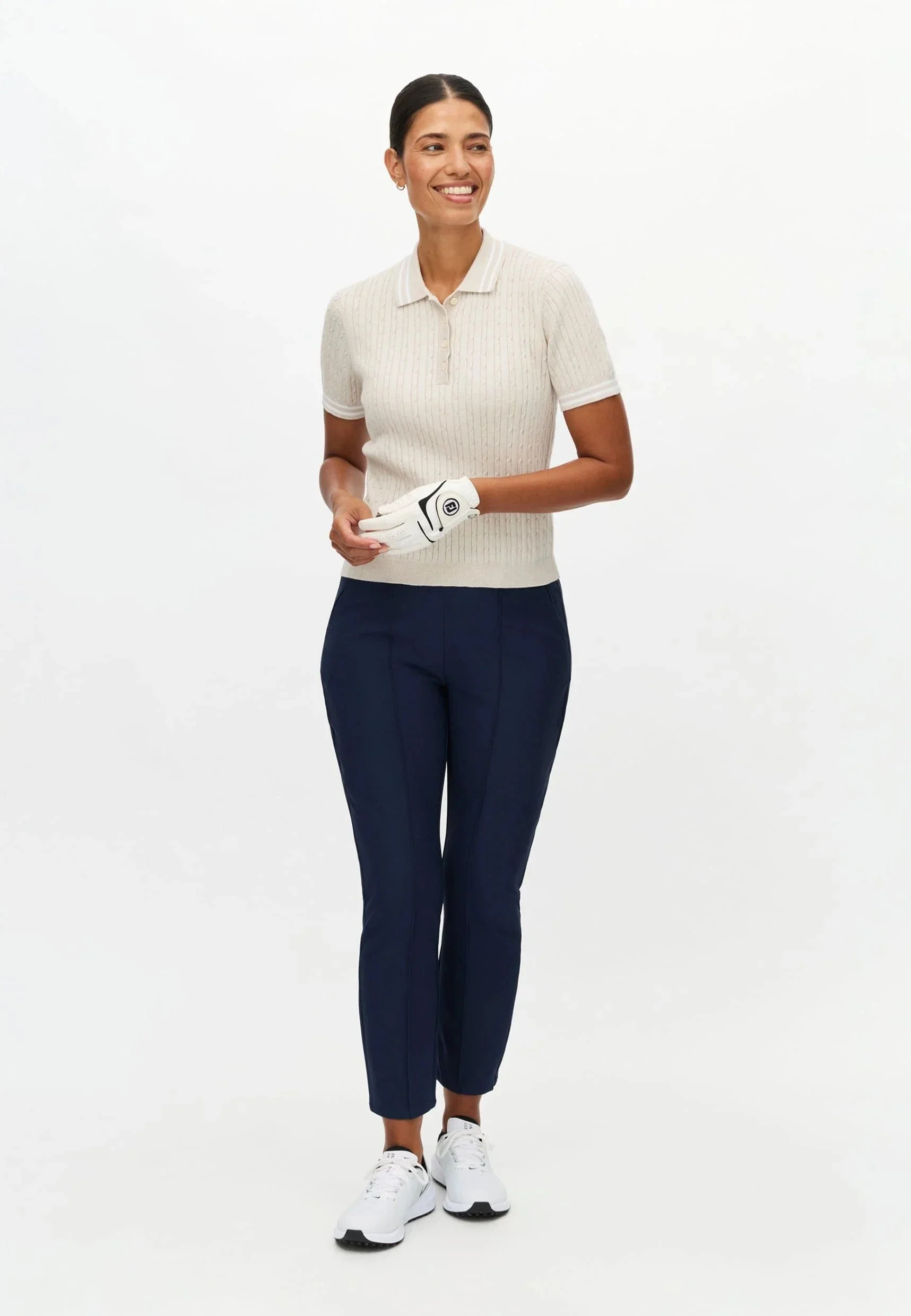 Rohnisch Pantalon Clubhouse Highwater Femme Navy 2026 - Image 3
