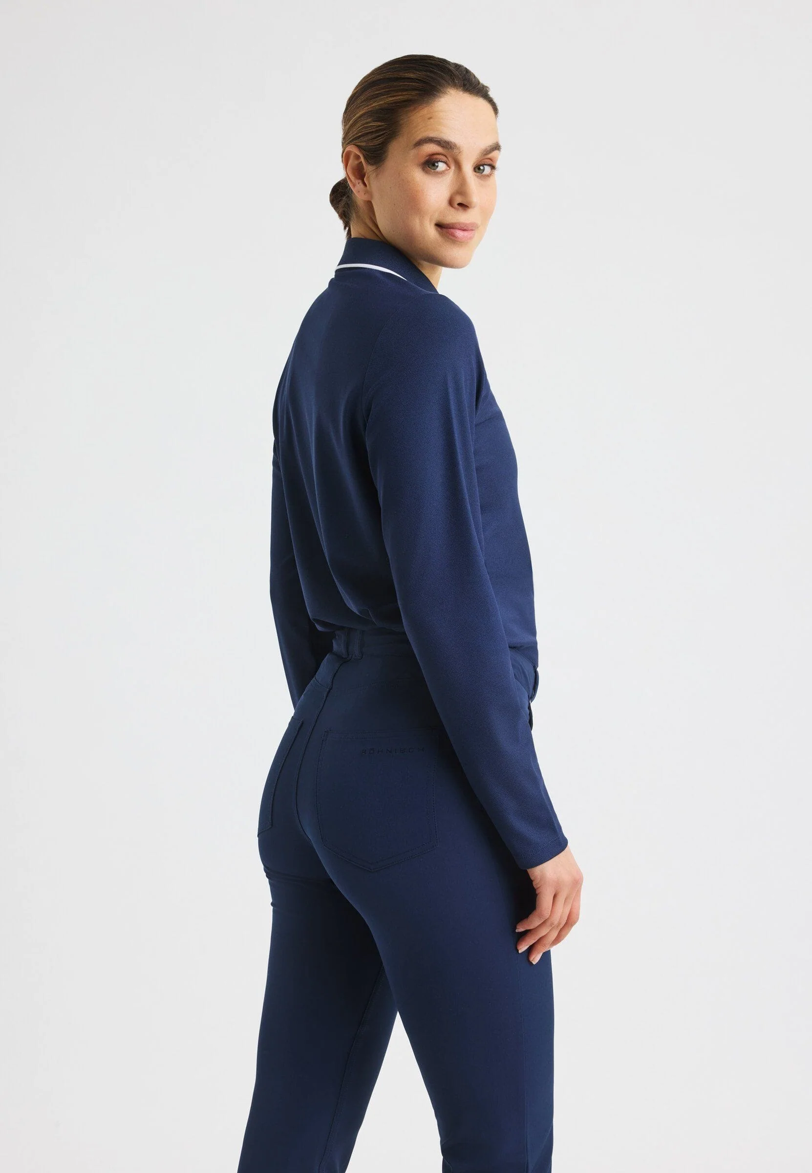Rohnisch polo avec manche Miriam bleu Marine - Image 6