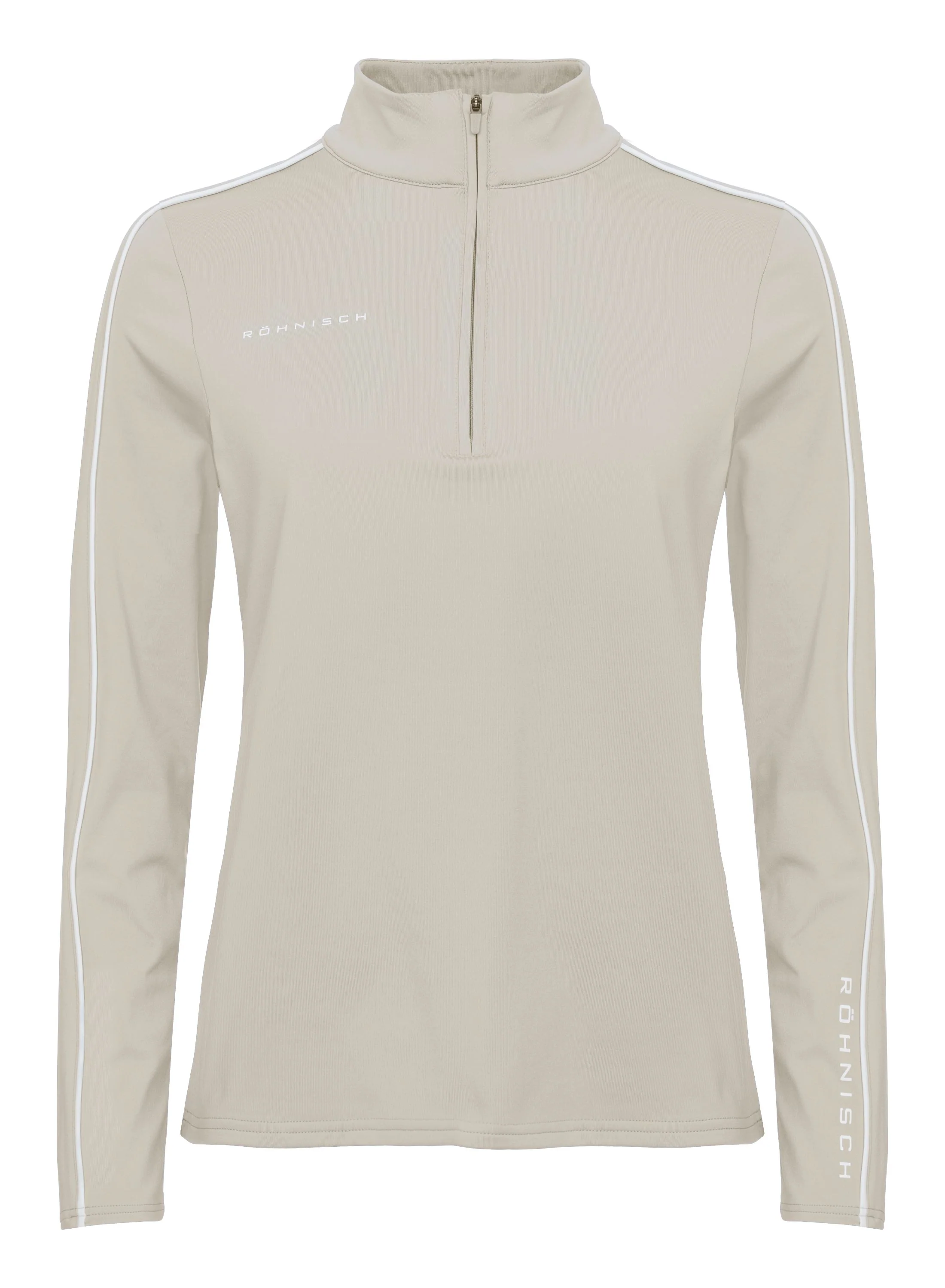 Rohnisch Pull AMIE Demi Zip beige - Image 3