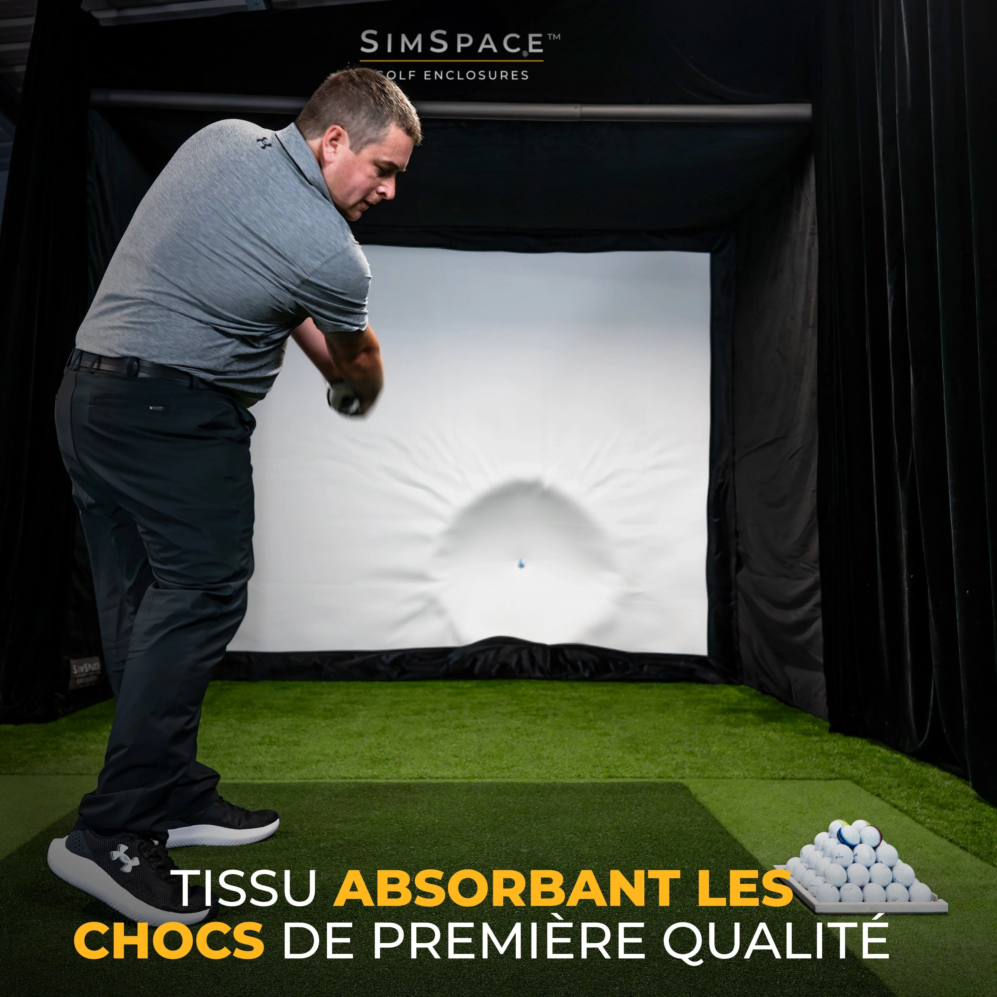 SimSpace Cage pour simulateur de golf - Image 3