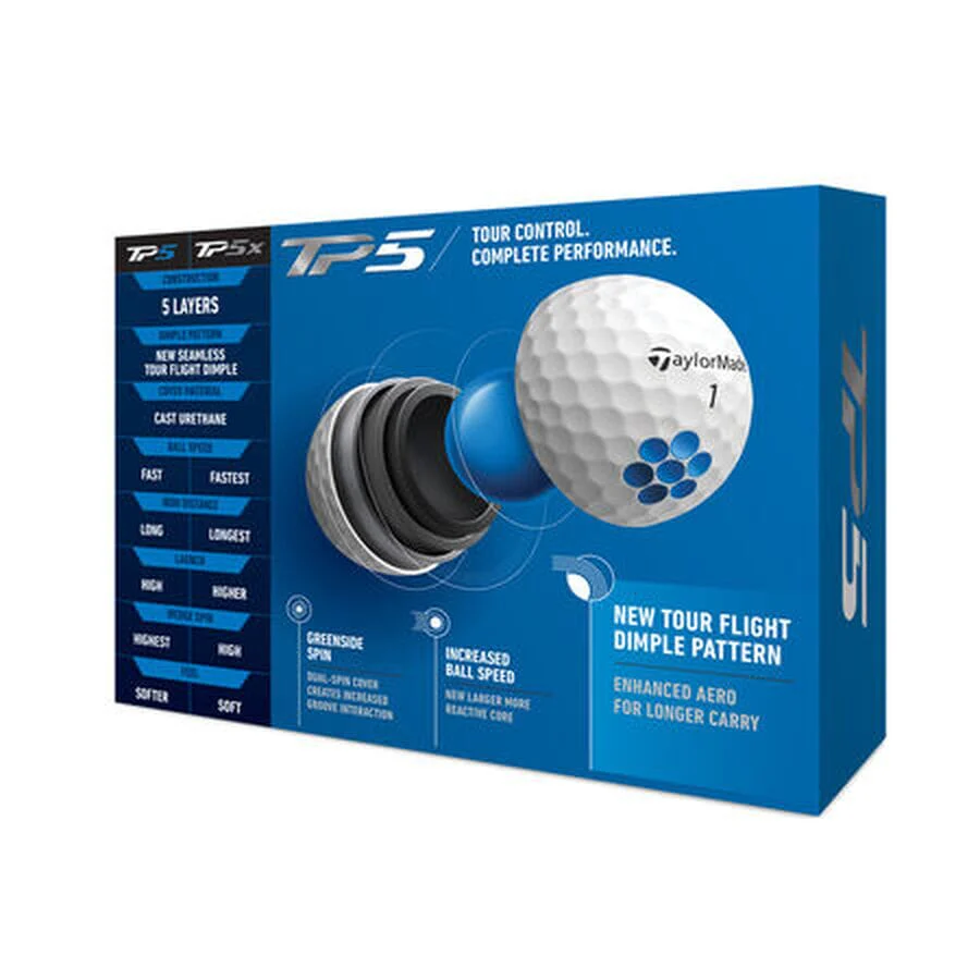 TAYLORMADE BALLES TP5 my symbol pizza (Boite de 12) - Image 3