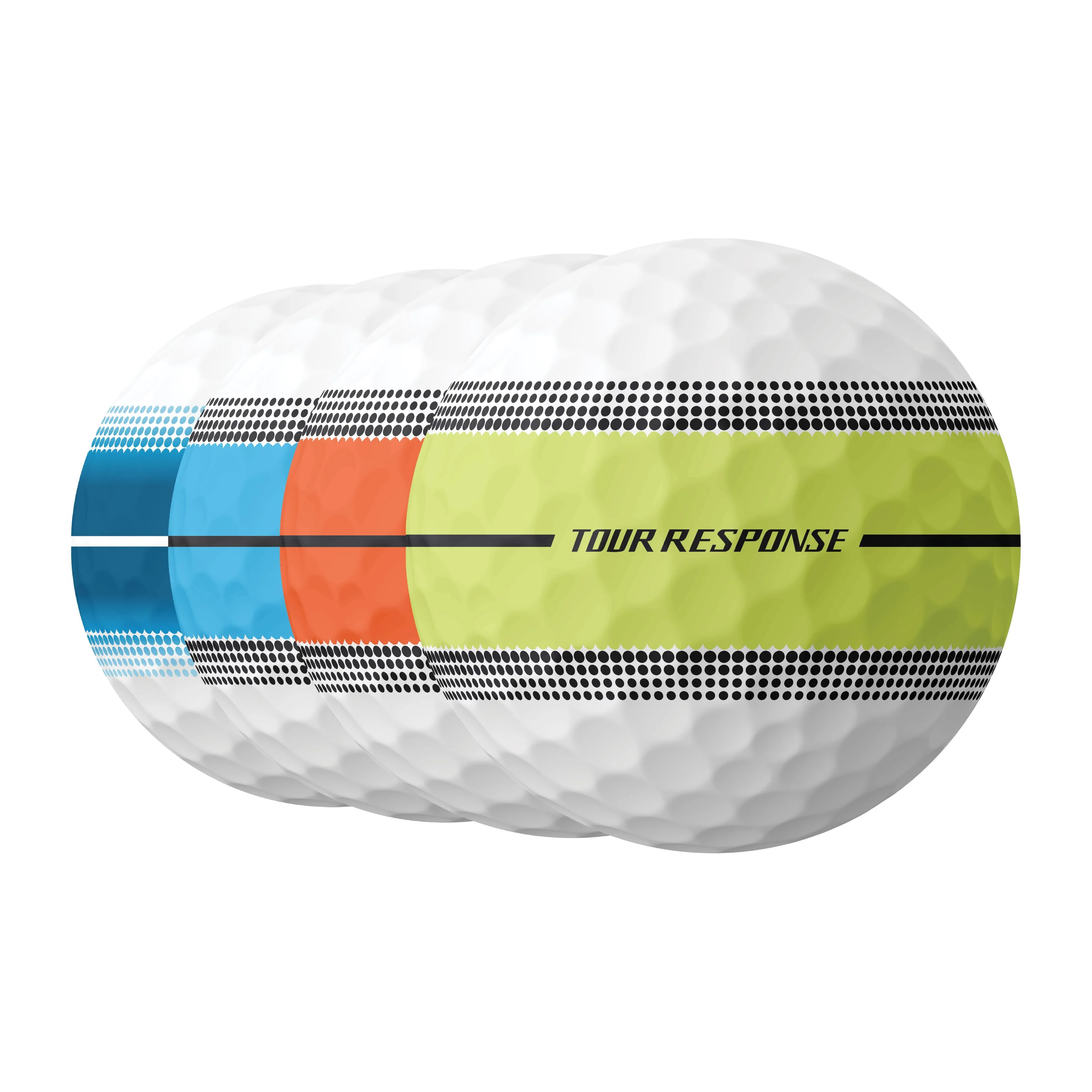 TaylorMade Balles Tour Response STRIPE MUTLI 2025 (Boite de 12) - Image 2