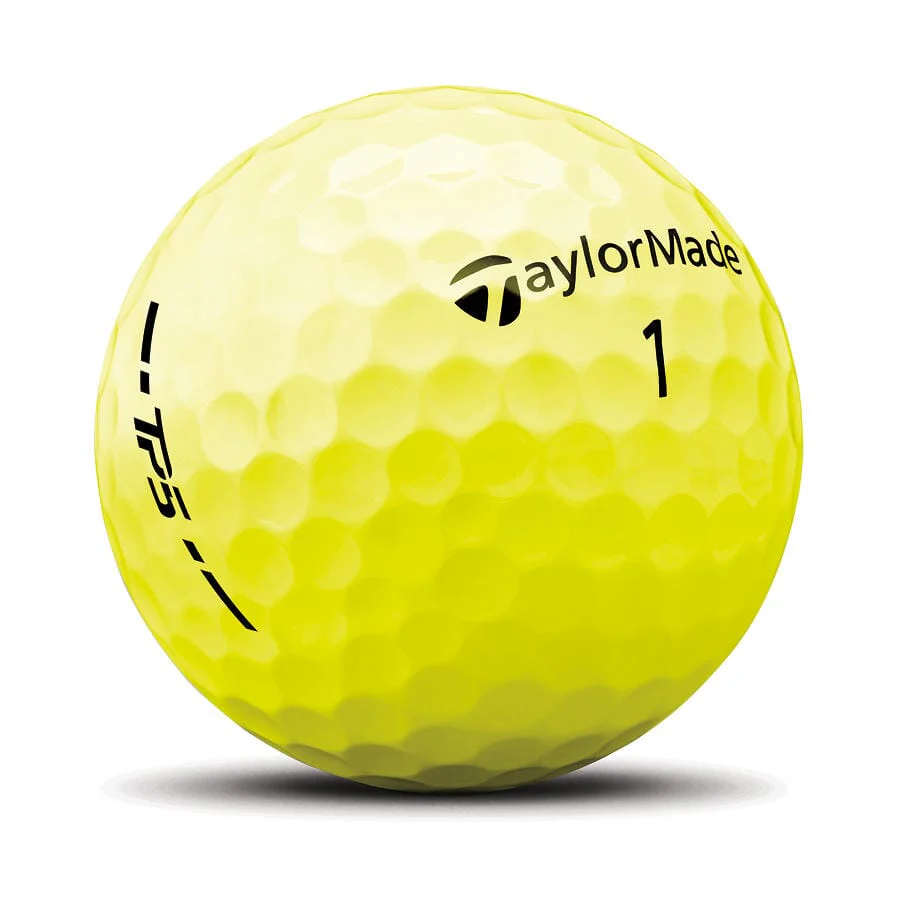 TAYLORMADE BALLES TP5 Jaune 2024 (boite de 12) - Image 3