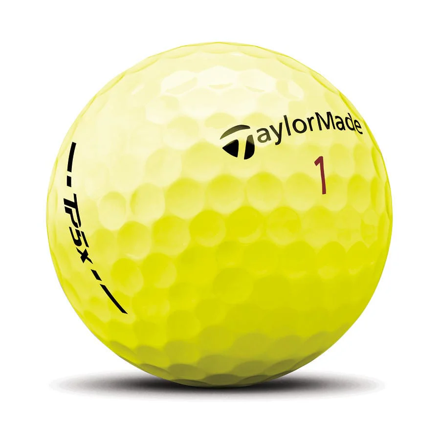 TAYLORMADE BALLES TP5X Jaune 2024 (boite de 12) - Image 4
