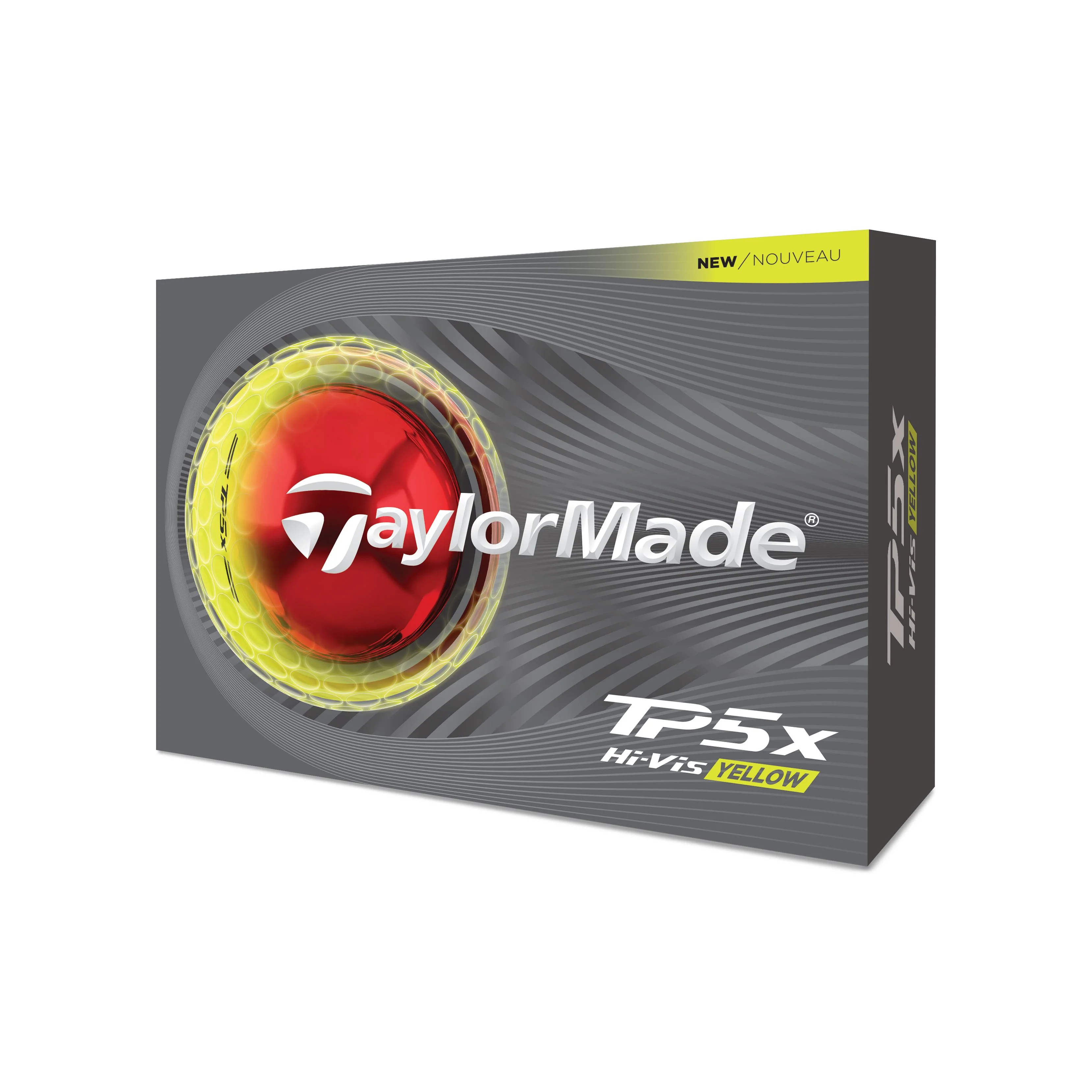 TAYLORMADE BALLES TP5X Jaune 2026 (boite de 12) - Image 8