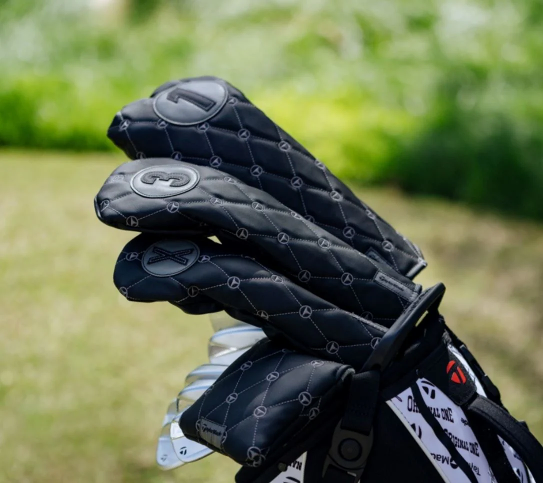 TaylorMade Capuchons de clubs en Cuir Synthétique à motif