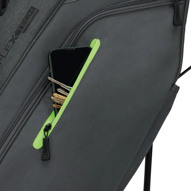 TaylorMade sac trépied FlexTech Crossover Gris Vert Néon - Image 4