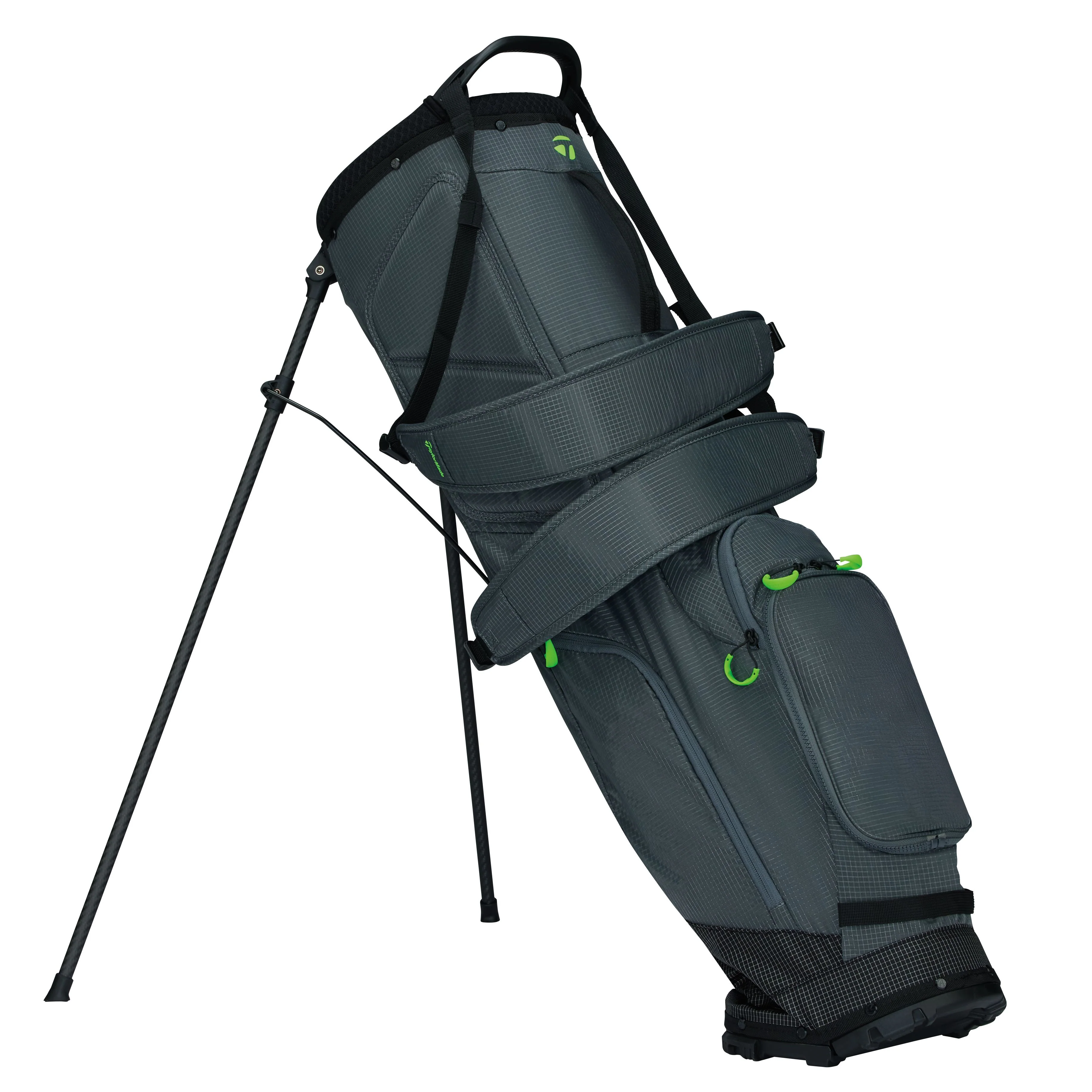 TaylorMade Sac Trépied FlexTech SuperLite Gris/Vert Fluo 2026 - Image 3