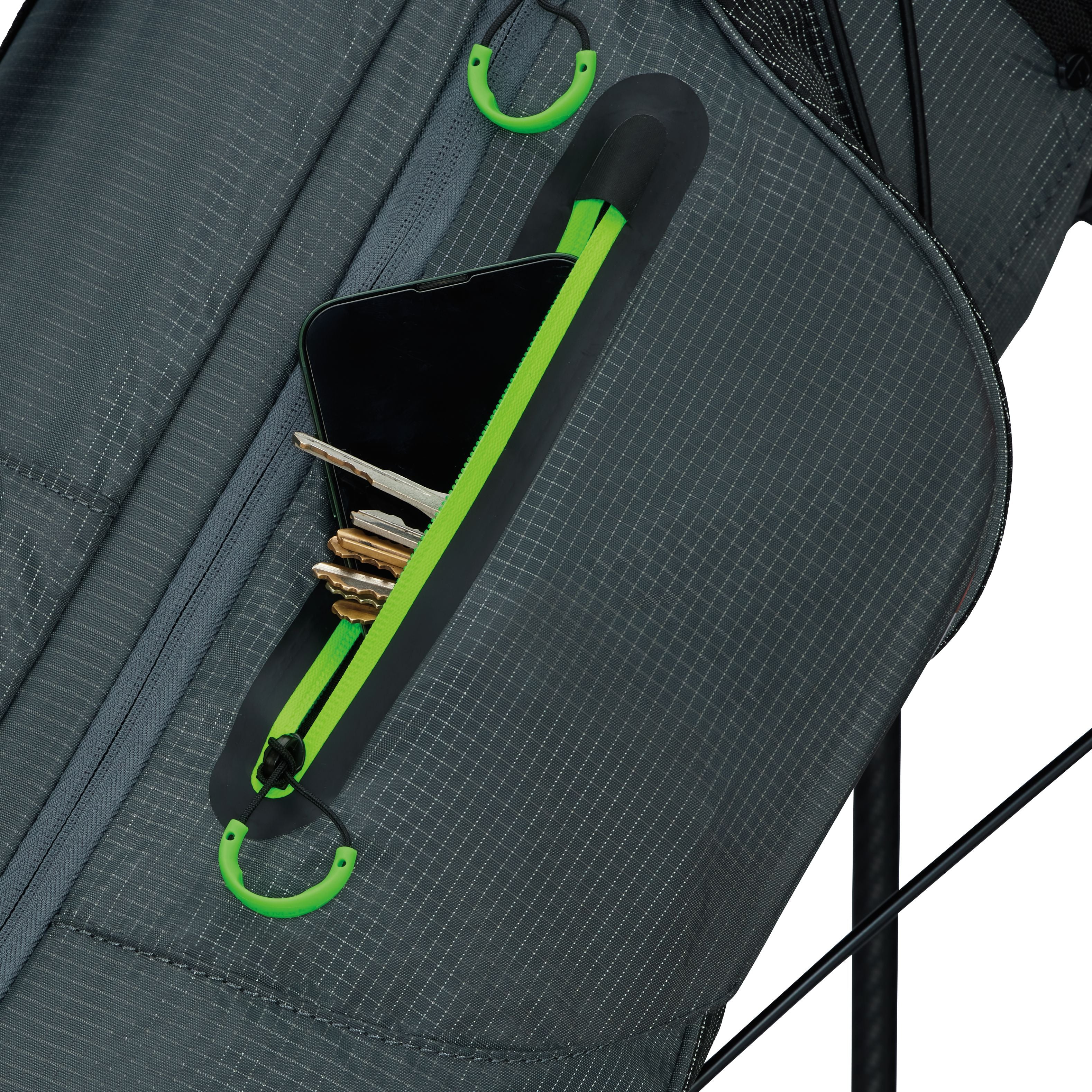 TaylorMade Sac Trépied FlexTech SuperLite Gris/Vert Fluo 2026 - Image 4
