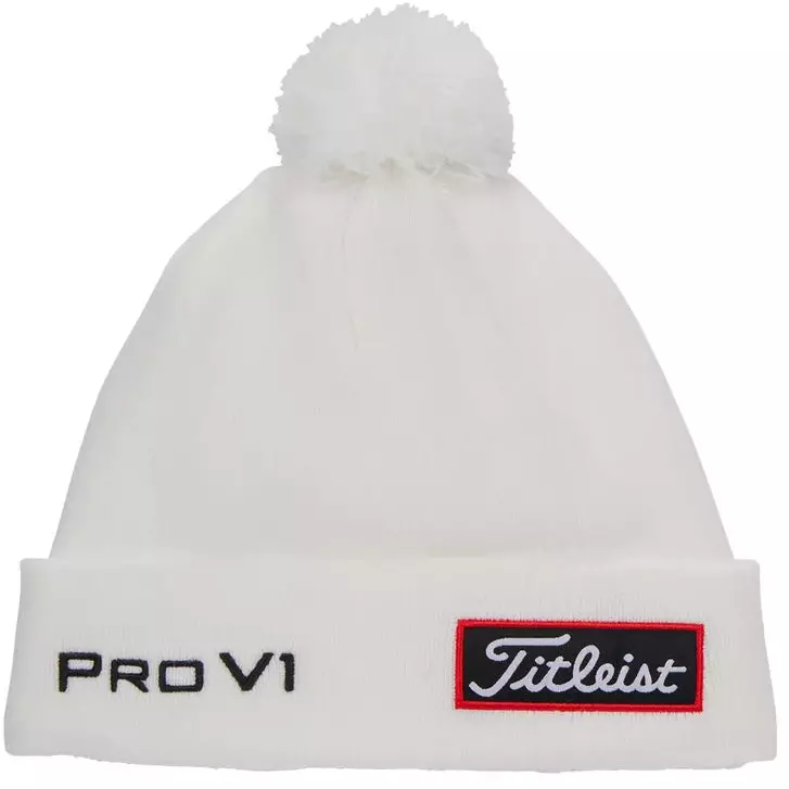 TITLEIST BONNET POMPOM WHITE - Image 2