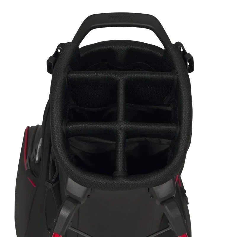 Titleist Sac Trépied Players S5 StaDry Black/Red/Gris 2026 - Image 2