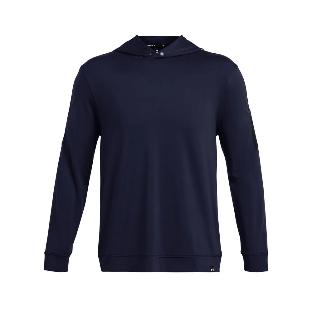 Under Armour Hoodie Playoff UA Bleu Marine - Image 3