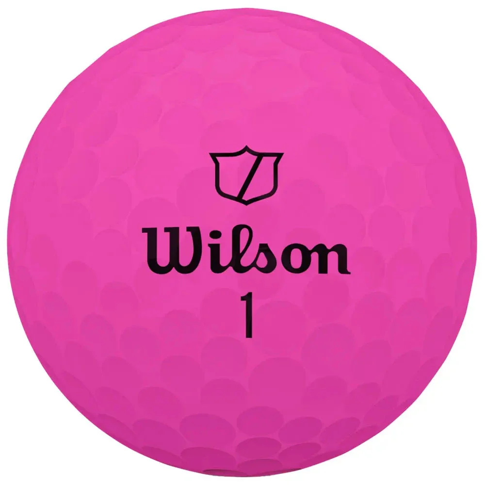 Wilson Balles 2025 Nouvelle Duo Soft Rose (boite de 12) - Image 2