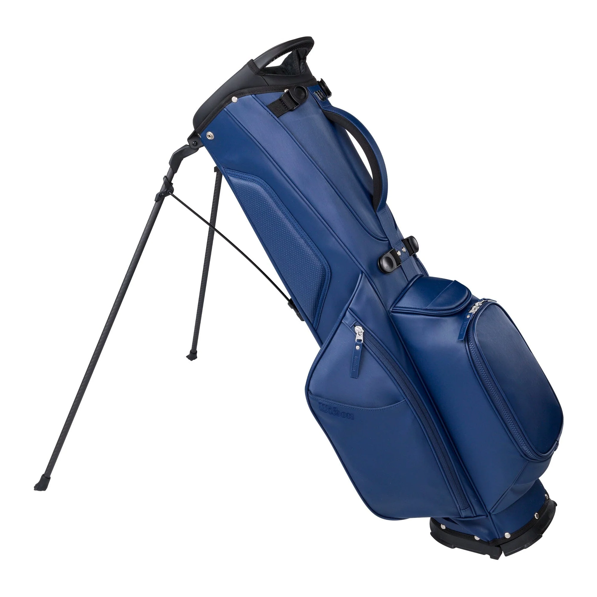 Wilson sac de golf The 1914 Bleu Marine - Sac trépied cuir PU - Image 3